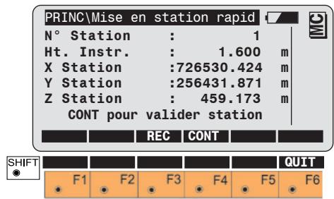 LEICA TPS1100 - Orientation sur 1 point - 2