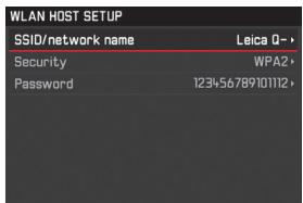 LEICA VERSION Q TYPE 116 - WLAN Host Setup - 1