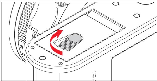 LEICA VERSION Q TYPE 116 - BATTERIJ/GEHEUGENKAART VERWISSELEN - 1