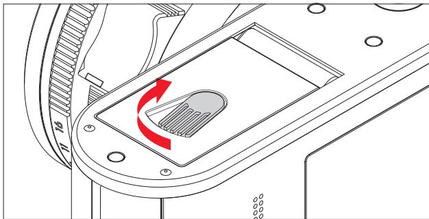 LEICA VERSION Q TYPE 116 - Reemplacement de la batterie/de la CARTE mémoire - 1