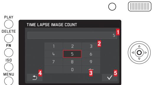 LEICA VERSION Q TYPE 116 - Définir le nombre d'images - 1