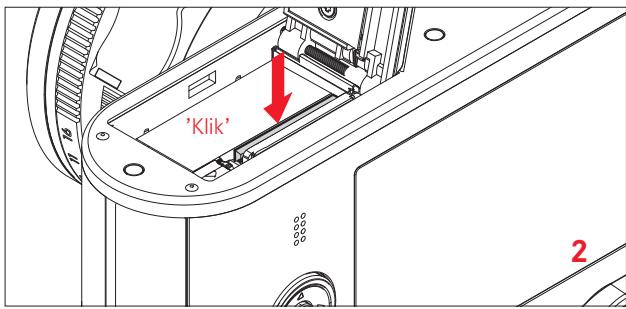 LEICA VERSION Q TYPE 116 - Geheugenkaart plaatsen - 2