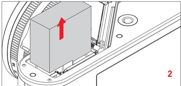 LEICA VERSION Q TYPE 116 - Batterij verwijderen - 2