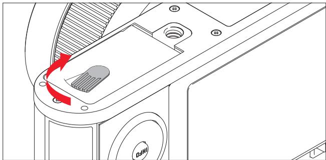 LEICA X - Reemplacement de l'accumulateur/la CARTE mémoire - 1