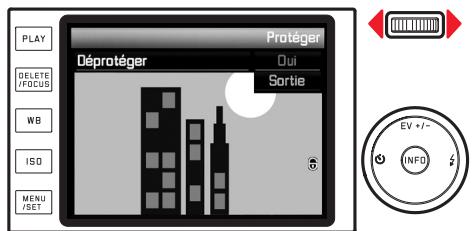 LEICA X - Protection de PRISES de vue/annulation d'une protection: - 2