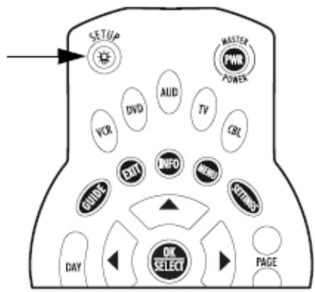 UNIVERSAL REMOTE CONTROL ATLAS OCAP 5-DEVICE - Pour désactiver la fonction retroéclairage - 2