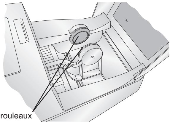 PRIMERA LX400E - Installation de la bobine d'étiquettes (suite) - 1