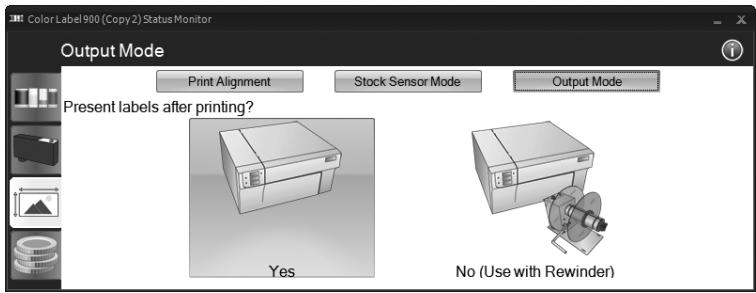 PRIMERA LX900E - E: RÉGLER LE MODE OUTPUT - 1