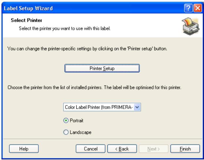 PRIMERA LX900E - Créer une étiquette - 2