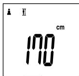 TANITA BC-351 - Indicazione dell'altezza - 1