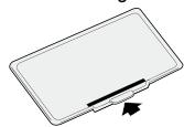 TANITA BC-351 - Einlagen der Batterien - 1