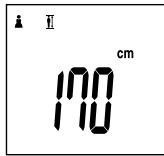 TANITA BC-351 - Sélection de la taille - 1