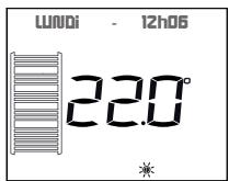 THERMOR RIVA TENDANCE DIGITAL - Comment modifier la temperature? - 2