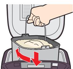 PANASONIC SD ZB2502 - Introduire gli ingredienti dosati nel cestello del pane - 3