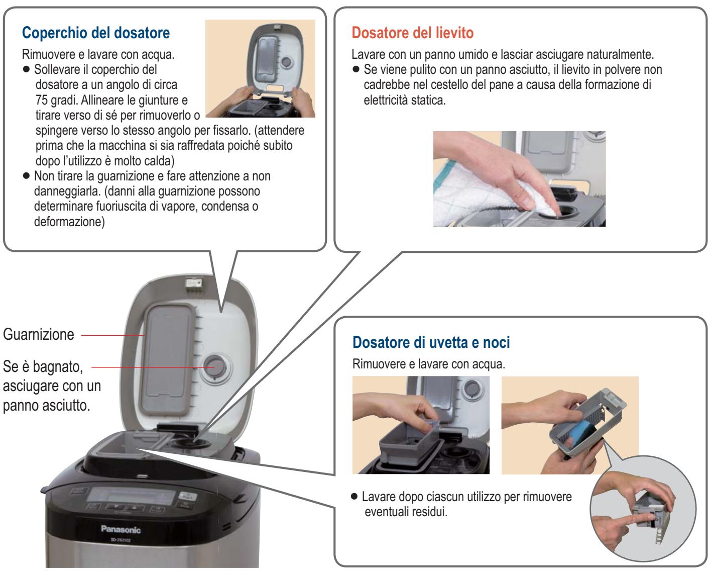 PANASONIC SD ZB2502 - Conservazione e pulizia - 1