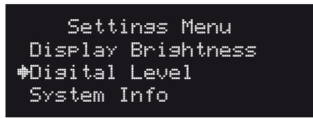 NAD C446 - DIGITAL LEVEL (NIVEAU NUMÉRIQUE - APPLICABLE SEULEMENT EN MODE INTERNET RADIO (RADIO PAR INTERNET)) - 1