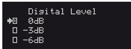 NAD C446 - DIGITAL LEVEL (NIVEAU NUMÉRIQUE - APPLICABLE SEULEMENT EN MODE INTERNET RADIO (RADIO PAR INTERNET)) - 2