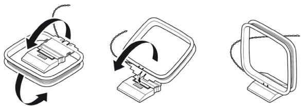 NAD C446 - MONTAGE DE L'ANTENNE CADRE - 1