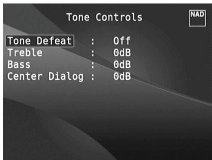 NAD T787 - TONE CONTROLS (COMMANDES DETONALITE) - 1
