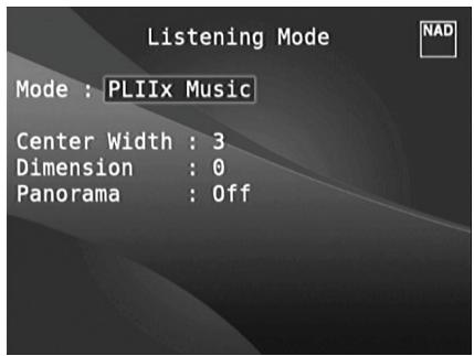 NAD T787 - FONCTIONNEMENT DUT 787 - MENU DE CONFIGURATION - 6