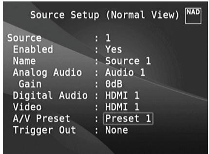 NAD T787 - FONCTIONNEMENT DUT 787 - MENU DE CONFIGURATION - 5