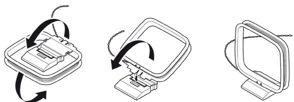 NAD VISO THREE - MONTAGE DE L'ANTENNE CADRE - 1