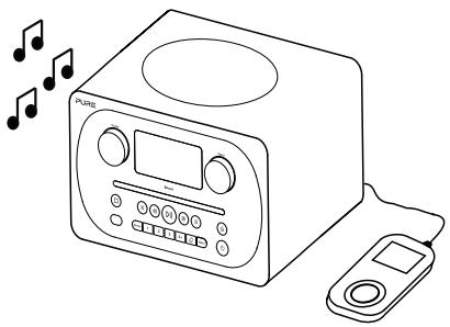 PURE EVOKE C-D4 - Sàdan vælger du AUX-indgang - 2