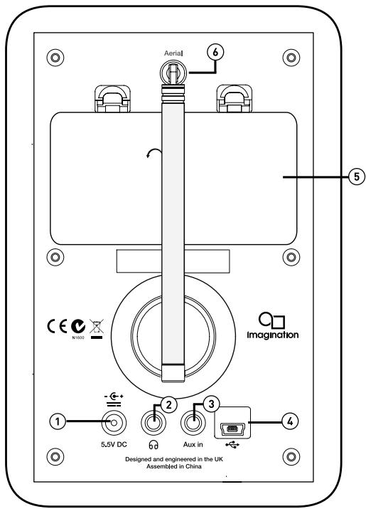 PURE EVOKE D2 MAPLE - Rear panel - 1