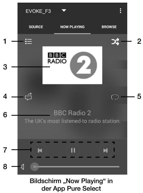 PURE EVOKE F3 - Orientierung in der Pure Select App - 1