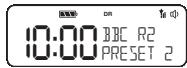 PURE ONE MINI SERIES 3 - Storing a radio preset - 1