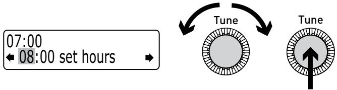 PURE S-1 MAPLE - Setting the alarm (Timer > Alarm settings) - 2