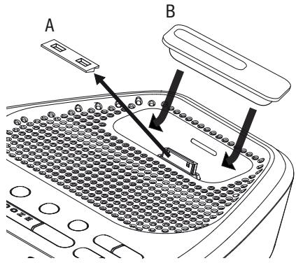 PURE SIESTA MI SERIES 2 - Fitting an iPod/iPhone dock adapter - 2