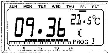 ELRO KT100 THERMOSTAT PROGRAMMABLE - Réglage du jour et de l'heure. - 6