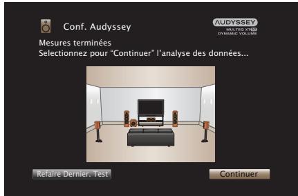 MARANTZ AV7702 MKII - Lorsque l'enceinte détectée est affichée, Sélectionnez "Suivant" puis appuyez sur ENTER. - 4