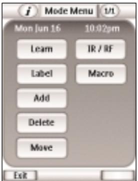 MARANTZ RC5400 - The Mode Menu - 1