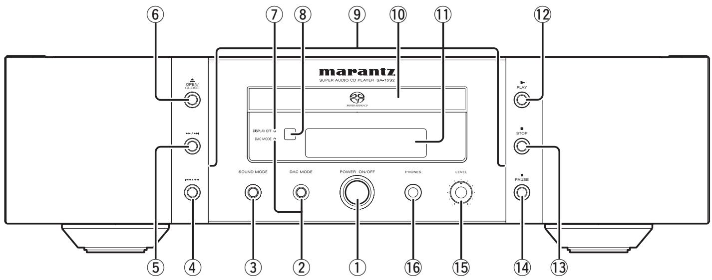 MARANTZ SA15S2 - PANNEAU AVANT - 1