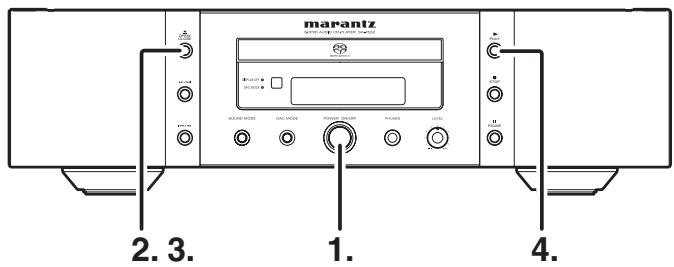 MARANTZ SA15S2 - Lecture sur le lecteur de CD Super Audio - 1