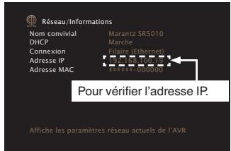 MARANTZ SR5010 - Contrôle de l'appareil à partir d'un contrôle Web - 1