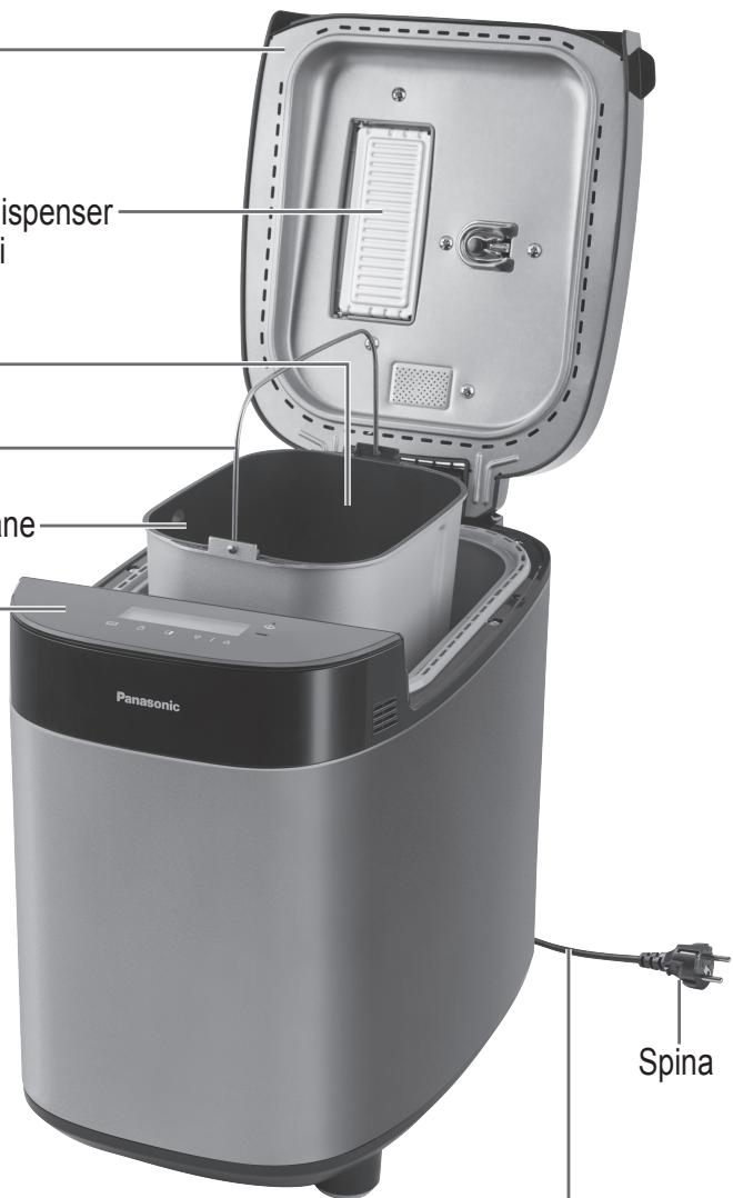 PANASONIC SDZX2522 - Nomi delle parti e istruzioni - 6