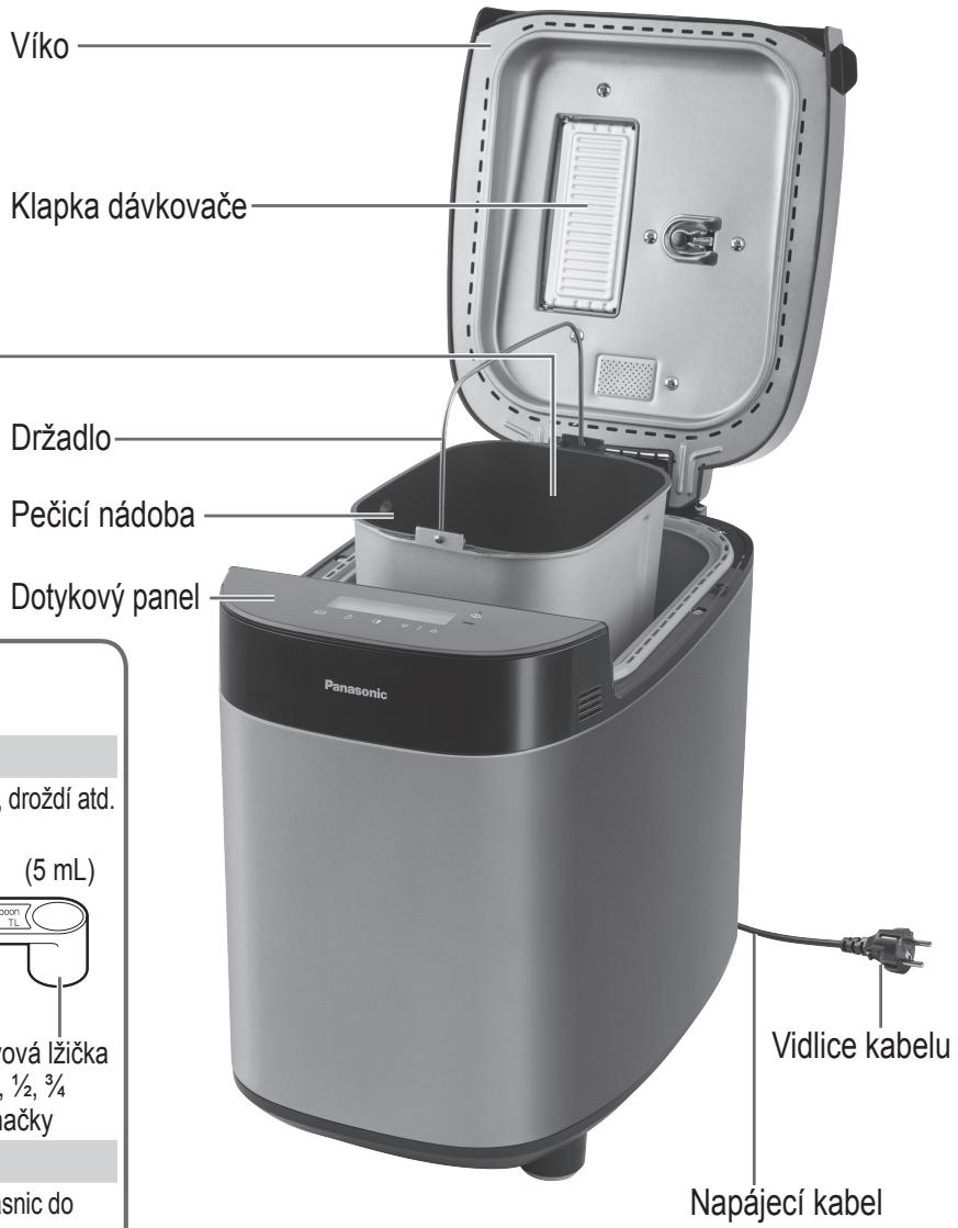 PANASONIC SDZX2522 - Názvy součástí a pokyny - 5