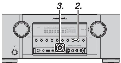 MARANTZ SR6003 - ÉCOUTER TEMPORAIREMENT UN CANAL VERROUILLE - 1