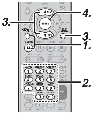 MARANTZ SR6003 - MODIFICATION DES MACROS - 1