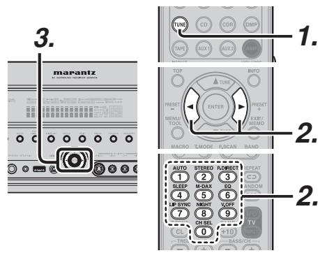 MARANTZ SR6003 - RAPPEL D'UNSTATION PRSESELECTIONNEE - 1