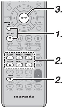 MARANTZ SR6003 - SUPPRESSION DES PROGRAMMATIONS MACRO - 1