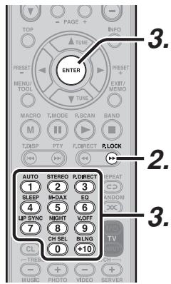 MARANTZ SR6003 - ÉCOUTER TEMPORAIREMENT UN CANAL VERROUILLE - 2