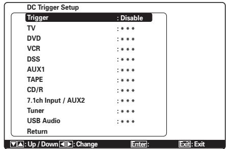 MARANTZ SR6003 - 5-2 CONFIGURATION DU DÉCLENCHEUR CC - 1