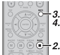 MARANTZ SR6003 - VÉRIFIER LE CANAL DE PRÉSELECTION SIRIUS - 2