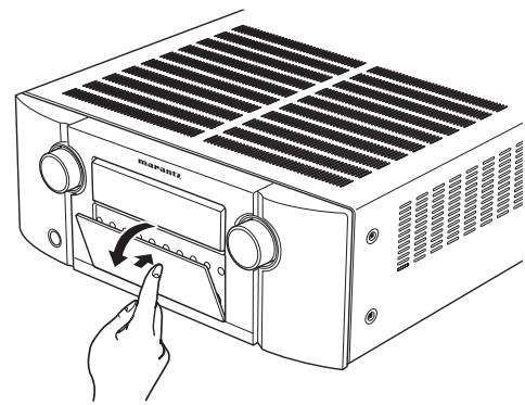 MARANTZ SR6003 - Ouverture et fermetre de la portedu panneau avant - 1