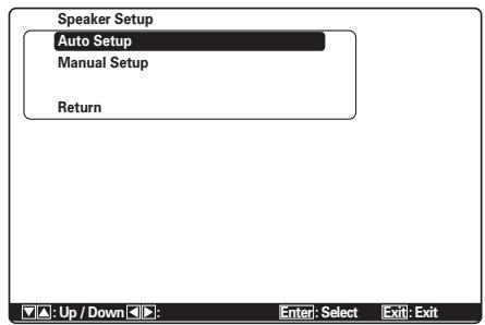 MARANTZ SR6003 - SPEAKER SETUP (CONFIGURATION DES ENCEINTES) - 1