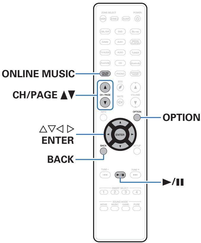 MARANTZ SR6009 - Écoute des radio Internet SiriusXM - 1